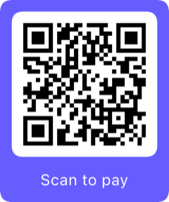 Apple Pay QR code to donate to Dads for Dads